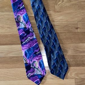 J. Garcia Multicolored Silk Ties